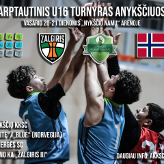 Anykščiuose vyks tarptautinis U16 krepšinio turnyras, atvyks ir „Žalgirio“ talentai