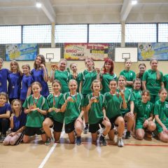 Anykščių r. 5–6 klasių mergaičių kvadrato varžybose – „vienuoliečių“ triumfas (FOTO)