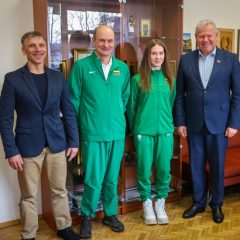 E. Savickaitė išlydėta į žiemos olimpines žaidynes (FOTO)