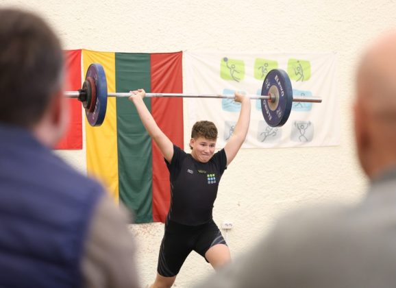 Anykščiuose surengtos atviros jaunių sunkiosios atletikos pirmenybės (FOTO, VIDEO)