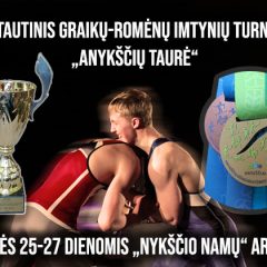 Anykščiuose prasideda tarptautinis graikų-romėnų imtynių turnyras