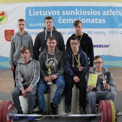 Anykščių sunkiaatlečiai sėkmingai pasirodė varžybose Klaipėdoje (FOTO)