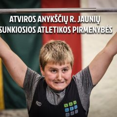 Spalio 4 dieną – atviros Anykščių r. jaunių sunkiosios atletikos pirmenybės