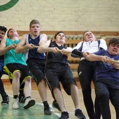 Anykščių rajono virvės traukimo varžybose triumfavo J.Biliūno gimnazijos atstovai (FOTO)