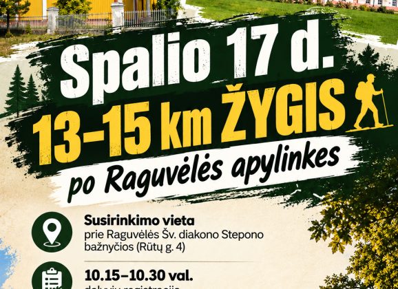 Dešimtasis žygis: po Raguvėlės apylinkes
