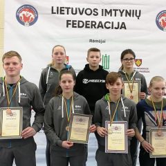 Lietuvos jaunių imtynių čempionate – anykštėnų medaliai (FOTO)