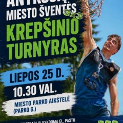 Anykščių miesto šventės metu – krepšinio 3×3 ir futbolo turnyrai