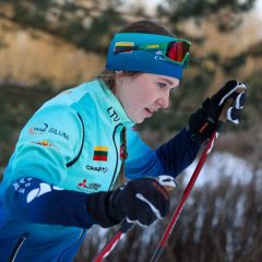 Slidinėjimo laisvuoju stiliumi rungtyje E. Savickaitė aplenkė 17 varžovių
