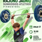 Anykščiuose vyks atviros rajono jaunių sunkiosios atletikos pirmenybės