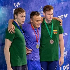 J.Bačkulis sėkmingai pasirodė Baltijos šalių plaukimo čempionate