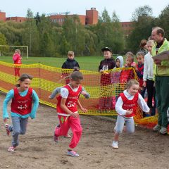 Anykščiuose vyko pradinių klasių mokinių rudens kroso varžybos (FOTO)