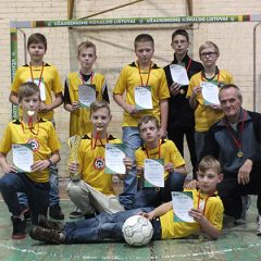 Mažojo futbolo turnyre triumfavo A.Baranausko mokyklos atstovai (FOTO)