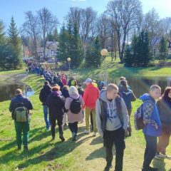 Žygyje po Skiemonių apylinkes – rekordinis dalyvių skaičius (FOTO)