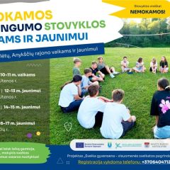 Projekto metu – nemokamos sveikatingumo stovyklos vaikams ir jaunimui
