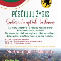 Troškūnuose – šventinis pėsčiųjų žygis