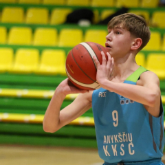 MKL U-15: anykštėnai neatlaikė uteniškių atakų