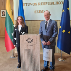 Seimo Pirmininkas priėmė ir pasveikino Lietuvos olimpiečius