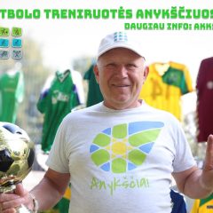 Anykščiuose – futbolo treniruotės