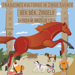 Birželio 1 dieną – „Bėk bėk, žirgeli!“ šventė