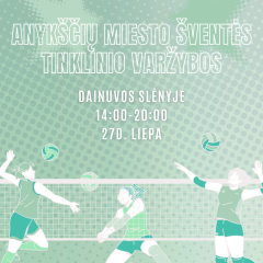 Anykščių miesto šventės tinklinio varžybos