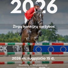 Šeštadienį Niūronių kaimo hipodrome – konkūrų varžybos